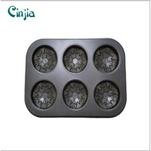 6 Cup Muffin Cake Mould / Cake Baking Pan